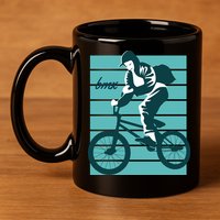 BMX 11oz C Handle Ceramic Mug