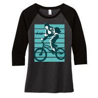 BMX Women's Tri-Blend 3/4-Sleeve Raglan Shirt