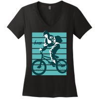 BMX Women's V-Neck T-Shirt