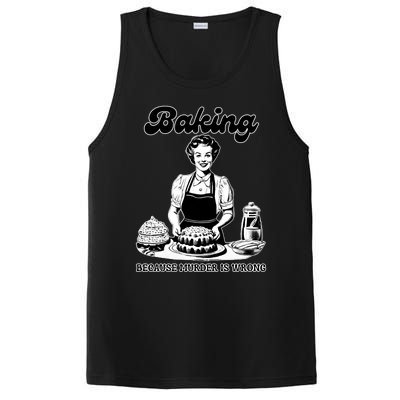 Baking Because Murder Is Wrong PosiCharge Competitor Tank