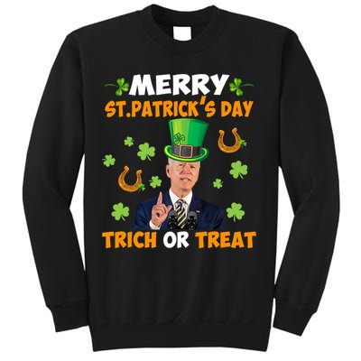 Best Biden Merry St.Patrick's Day Trick Or Treat Sweatshirt