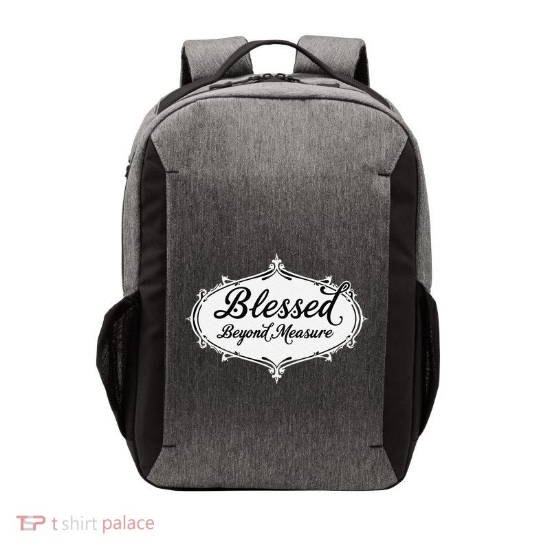 Blessed Beyond Measure Jesus God Christian Vector Backpack