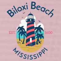 Biloxi Beach Mississippi 25L Jumbo Tote