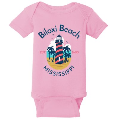 Biloxi Beach Mississippi Baby Bodysuit