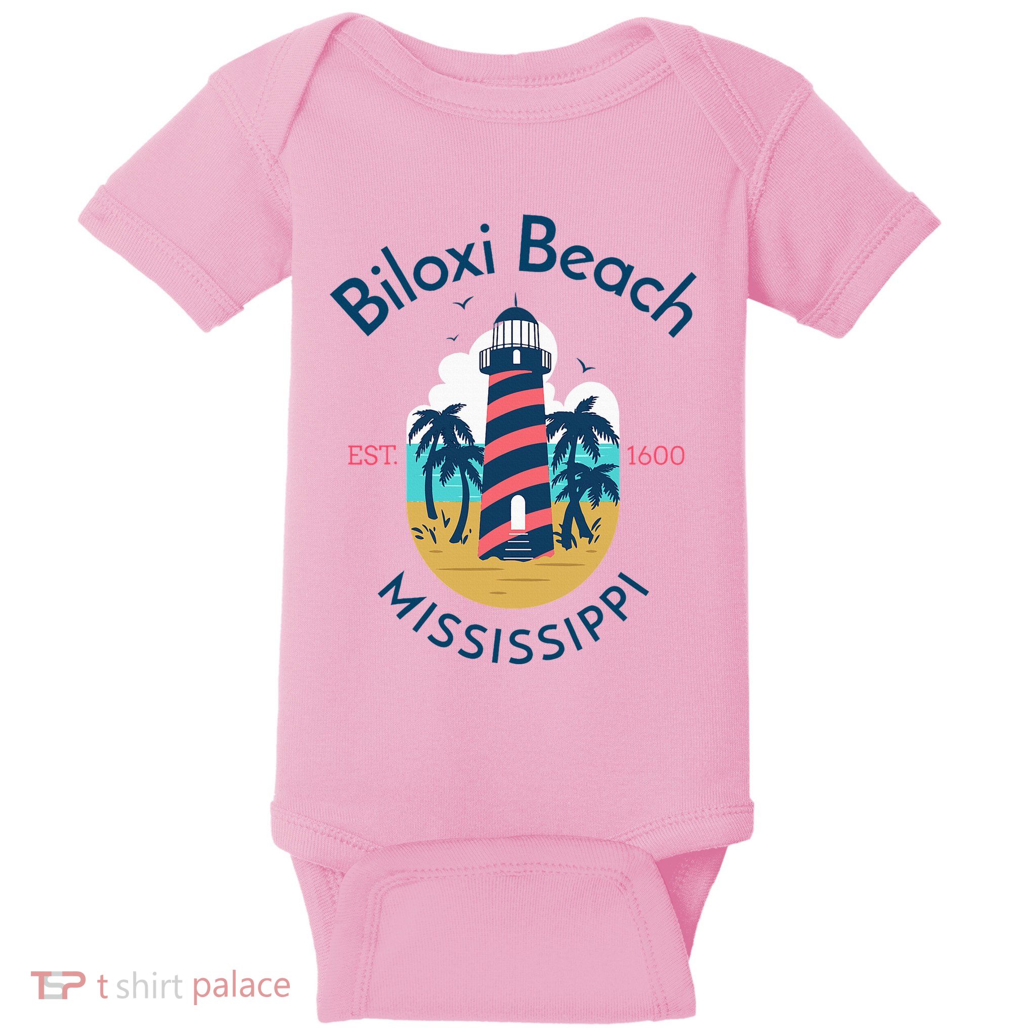 Biloxi Beach Mississippi Baby Bodysuit
