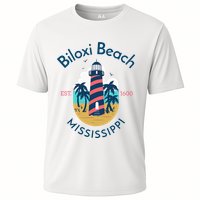 Biloxi Beach Mississippi Cooling Performance Crew T-Shirt