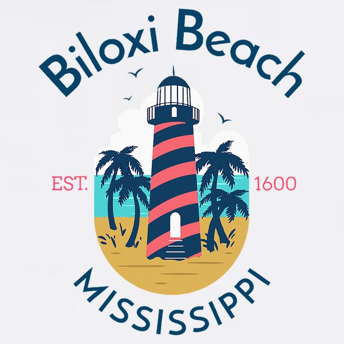 Biloxi Beach Mississippi Cooling Performance Crew T-Shirt