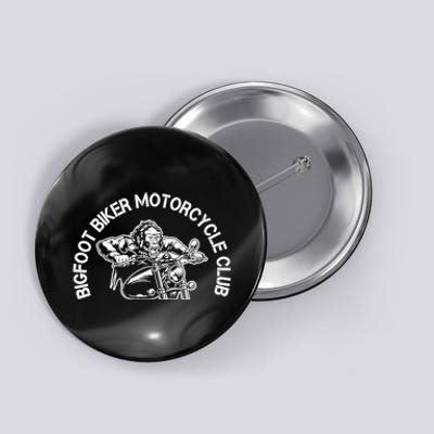 Bigfoot Biker Motorcycle Squatchy Sasquatch Button