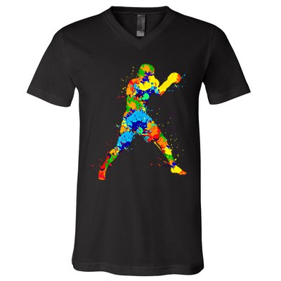 Boxing Boxer Meaningful Gift V-Neck T-Shirt