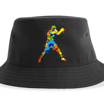 Boxing Boxer Meaningful Gift Sustainable Bucket Hat