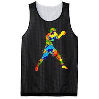 Boxing Boxer Meaningful Gift Mesh Reversible Basketball Jersey Tank