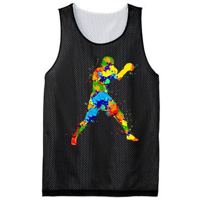 Boxing Boxer Meaningful Gift Mesh Reversible Basketball Jersey Tank