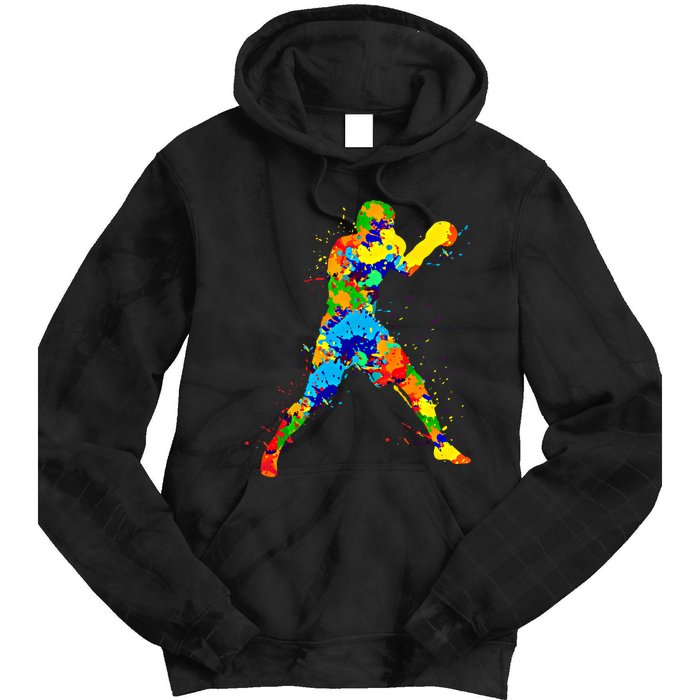 Boxing Boxer Meaningful Gift Tie Dye Hoodie