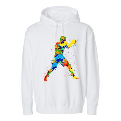 Boxing Boxer Meaningful Gift Garment-Dyed Fleece Hoodie