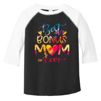 Best Bonus Mom Ever Tie Dye funny Mother's Day Toddler Fine Jersey T-Shirt