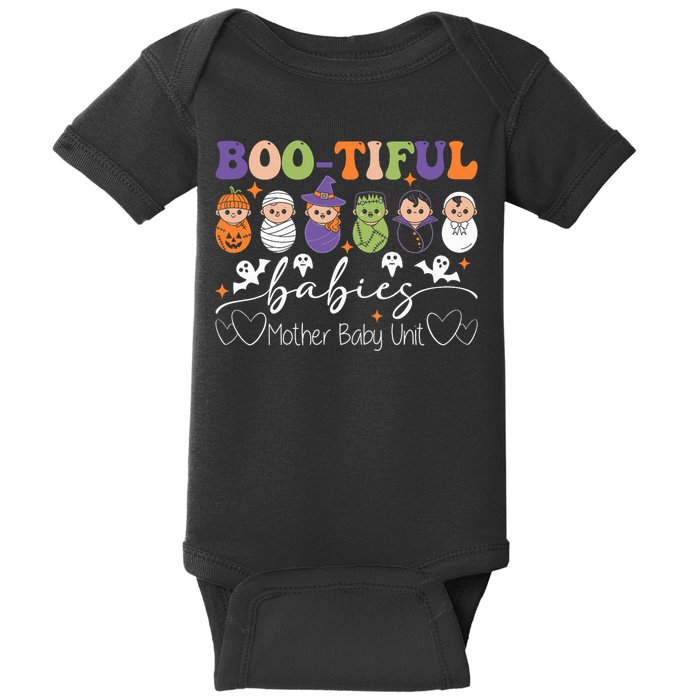 Bootiful Babies Mother Baby Nurse Halloween Postpartum Nurse Baby Bodysuit