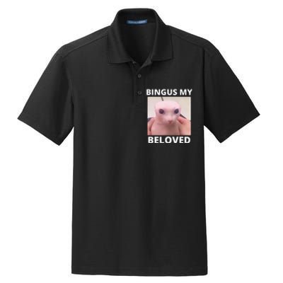 Bald Bingus My Beloved Hairless Sphinx Cat Dry Zone Grid Polo