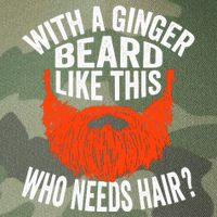 Bearded Bald Man Ginger Beard Funny Sarcastic Saying Legacy Tie Dye Trucker Hat