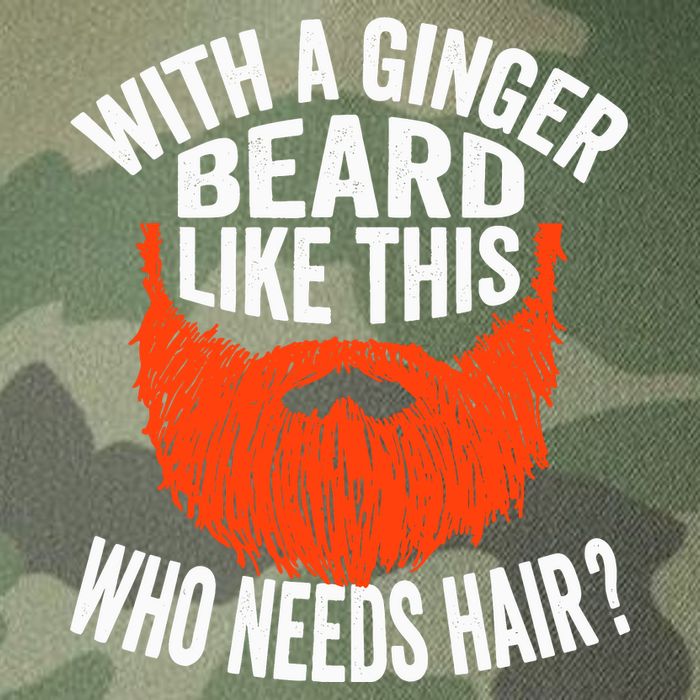 Bearded Bald Man Ginger Beard Funny Sarcastic Saying Legacy Tie Dye Trucker Hat