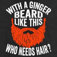 Bearded Bald Man Ginger Beard Funny Sarcastic Saying 15oz Campfire Ceramic Mug