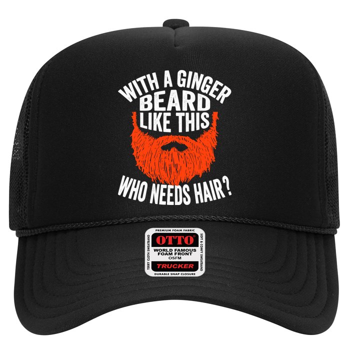 Bearded Bald Man Ginger Beard Funny Sarcastic Saying Hat