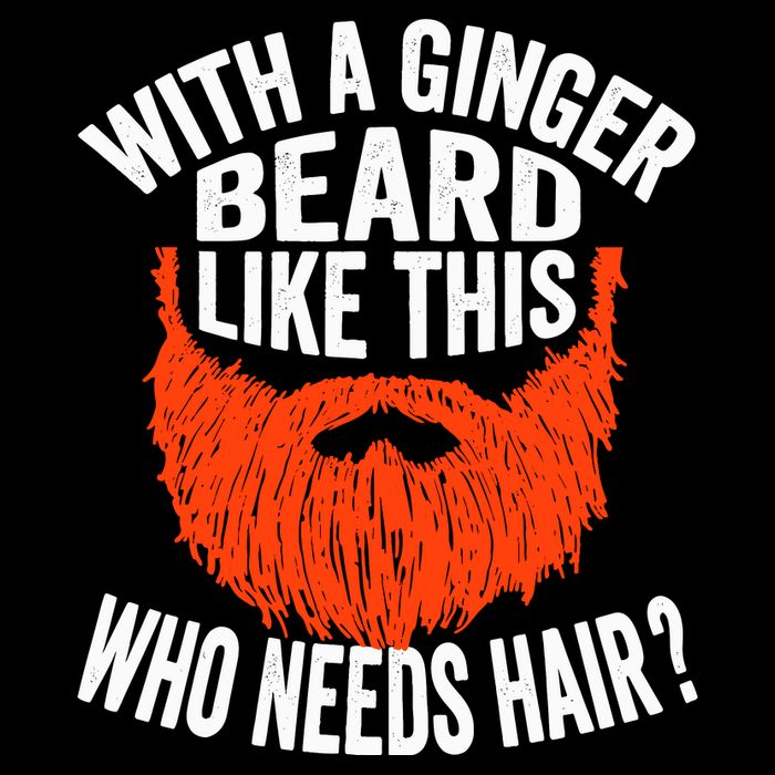 Bearded Bald Man Ginger Beard Funny Sarcastic Saying Wool Snapback Cap