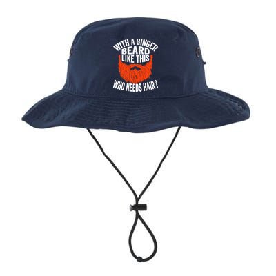 Bearded Bald Man Ginger Beard Funny Sarcastic Saying Bucket Hat