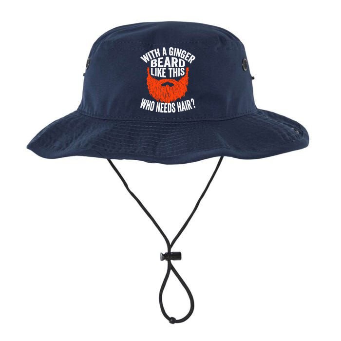 Bearded Bald Man Ginger Beard Funny Sarcastic Saying Bucket Hat