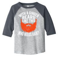 Bearded Bald Man Ginger Beard Funny Sarcastic Saying Toddler Fine Jersey T-Shirt