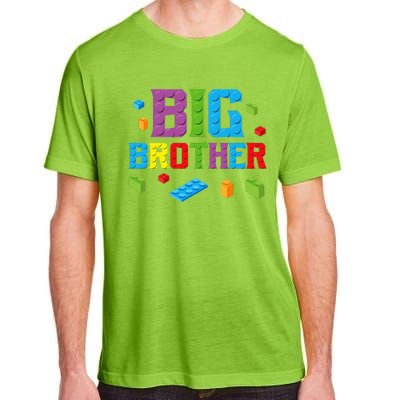 Big Brother Master Builder Building Bricks Blocks Family Set Adult ChromaSoft Performance T-Shirt