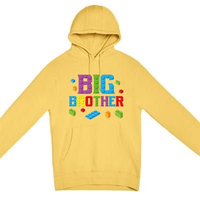 Big Brother Master Builder Building Bricks Blocks Family Set Premium Pullover Hoodie