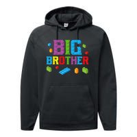 Big Brother Master Builder Building Bricks Blocks Family Set Performance Fleece Hoodie