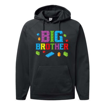 Big Brother Master Builder Building Bricks Blocks Family Set Performance Fleece Hoodie