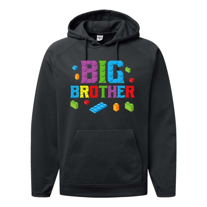 Big Brother Master Builder Building Bricks Blocks Family Set Performance Fleece Hoodie