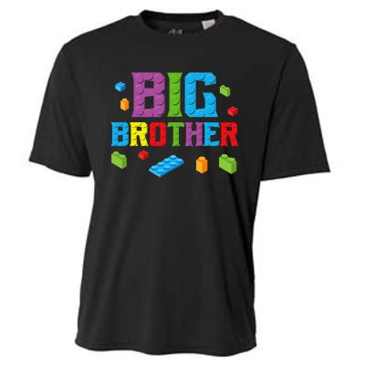 Big Brother Master Builder Building Bricks Blocks Family Set Cooling Performance Crew T-Shirt