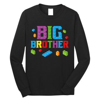 Big Brother Master Builder Building Bricks Blocks Family Set Long Sleeve Shirt