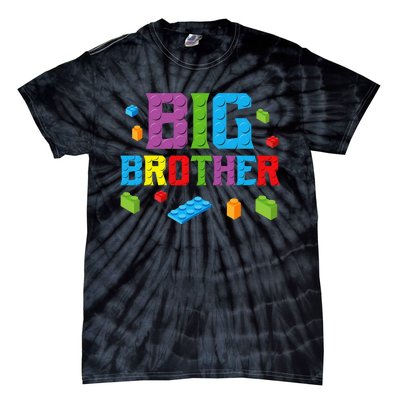 Big Brother Master Builder Building Bricks Blocks Family Set Tie-Dye T-Shirt