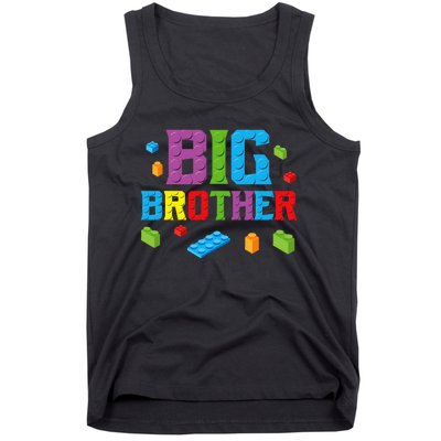 Big Brother Master Builder Building Bricks Blocks Family Set Tank Top