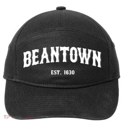 Beantown Boston Massachusetts Baked Beans New England 7-Panel Snapback Hat