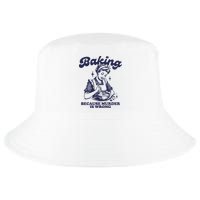 Baking Because Murder Is Wrong Cool Comfort Performance Bucket Hat