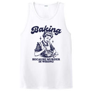 Baking Because Murder Is Wrong PosiCharge Competitor Tank