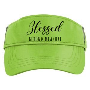 Blessed Beyond Measure Adult Drive Performance Visor