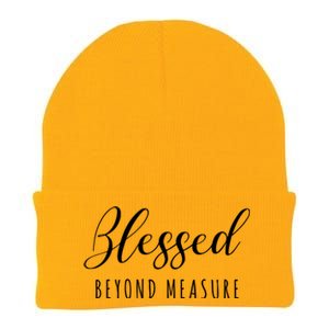 Blessed Beyond Measure Knit Cap Winter Beanie