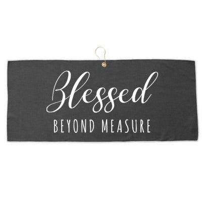 Blessed Beyond Measure Large Microfiber Waffle Golf Towel