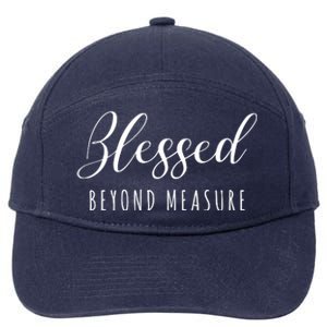 Blessed Beyond Measure 7-Panel Snapback Hat