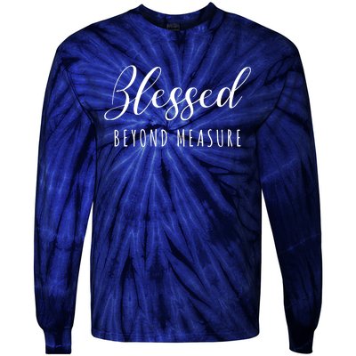 Blessed Beyond Measure Tie-Dye Long Sleeve Shirt