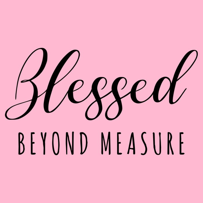 Blessed Beyond Measure V-Neck T-Shirt
