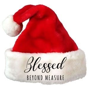 Blessed Beyond Measure Premium Christmas Santa Hat