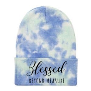 Blessed Beyond Measure Tie Dye 12in Knit Beanie