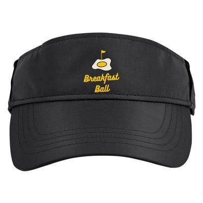 Breakfast Ball Mulligan Golf Adult Drive Performance Visor